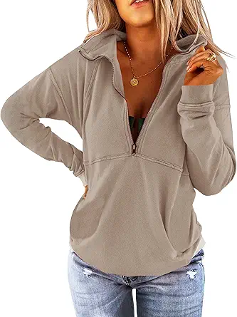 Rushmode Half Zip Casual Sweatshirt