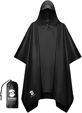 Rushmode Waterproof Hooded Raincoat Jacket