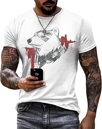 Rushmode Men Cotton Graphic T-Shirt