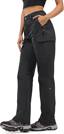 Rushmode Women Cargo Hiking Pants