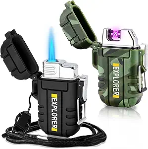 Rushmode Rechargeable Windproof Lighter Set