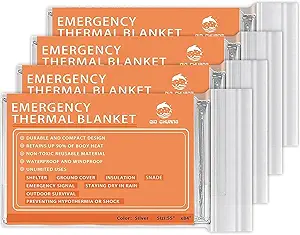 Rushmode Emergency Thermal Blanket Pack