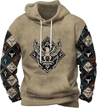 Rushmode Men Camouflage Pullover Hoodie