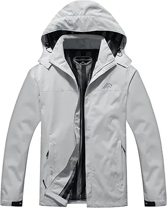 Rushmode Men Lightweight Rain Jacket