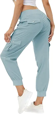 Rushmode Women Quick Dry Cargo Joggers