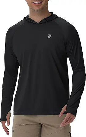 Rushmode Men Long Sleeve Fishing Shirt