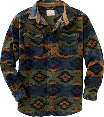 Rushmode Men Long Sleeve Fleece Shirt