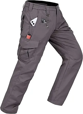 Rushmode Men Ripstop Cargo Work Pants