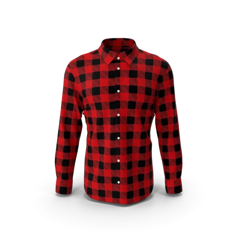 Rushmode Men Plaid Casual Shirt