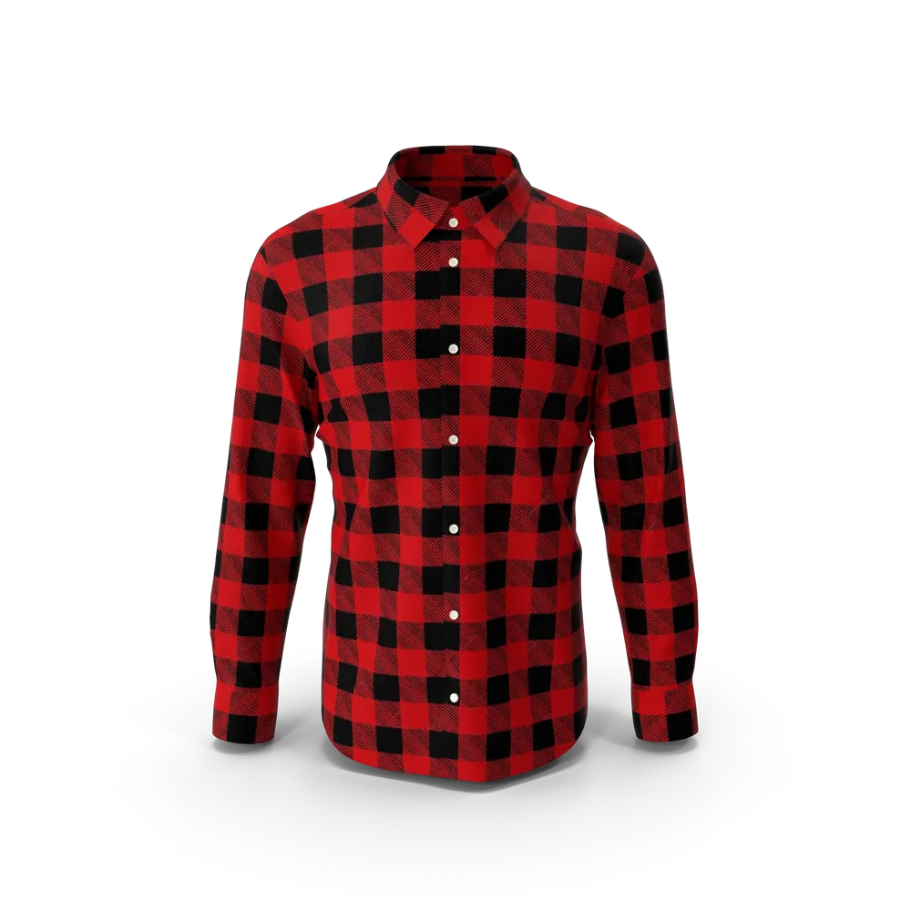 Rushmode Men Plaid Casual Shirt